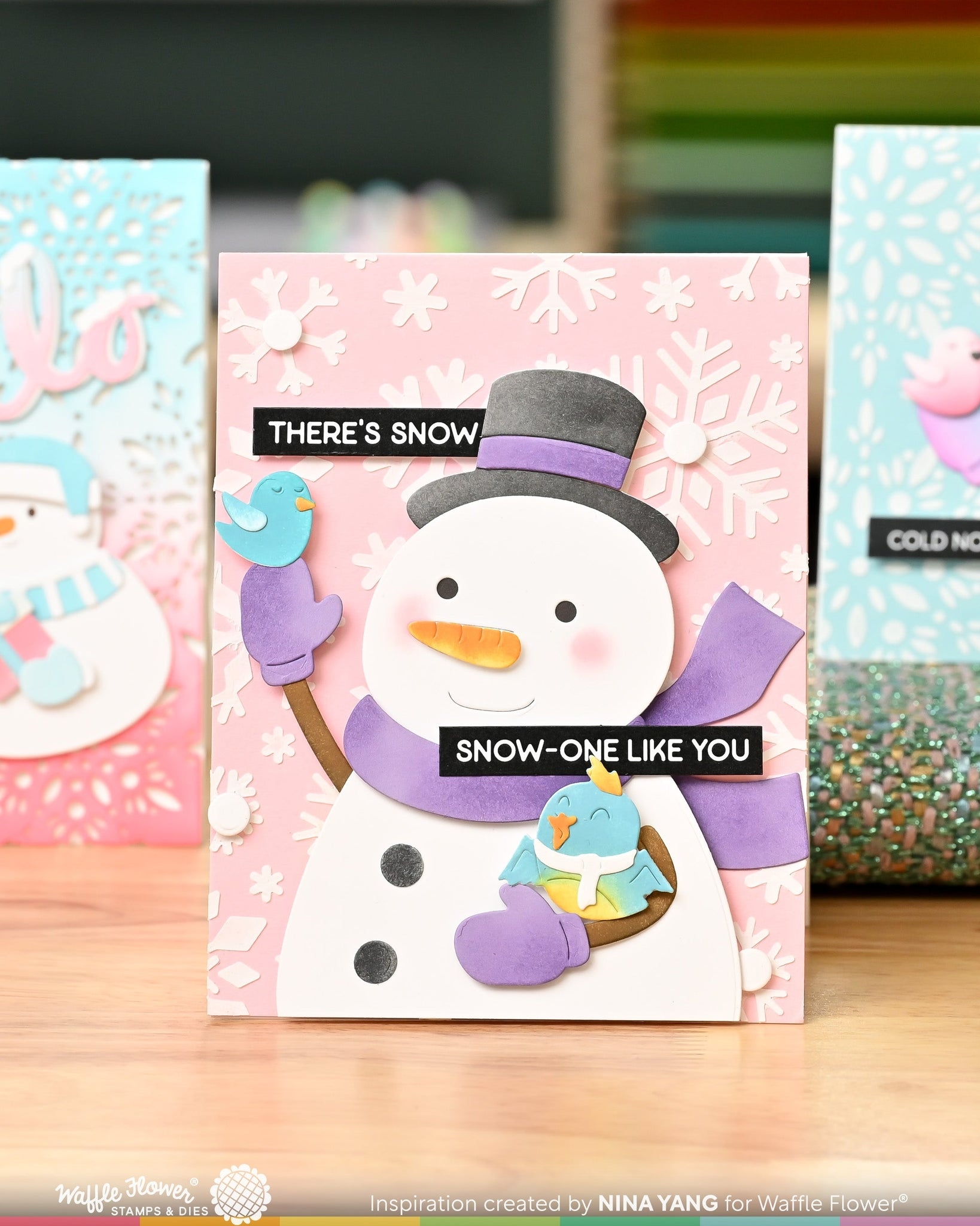 Snowflake Background Stencil