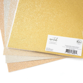 Essentials Glitter Cardstock 8.5"X12" Metallics