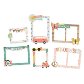 Boho Sunshine Chipboard Frames