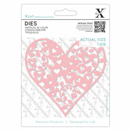 Dies Floral Love Heart