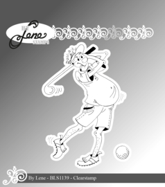 Clear Stamps Funny Golf Player 1