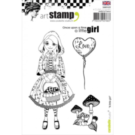 Cling stamp A6 a little girl