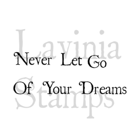 LAV412 Never let go Stamp