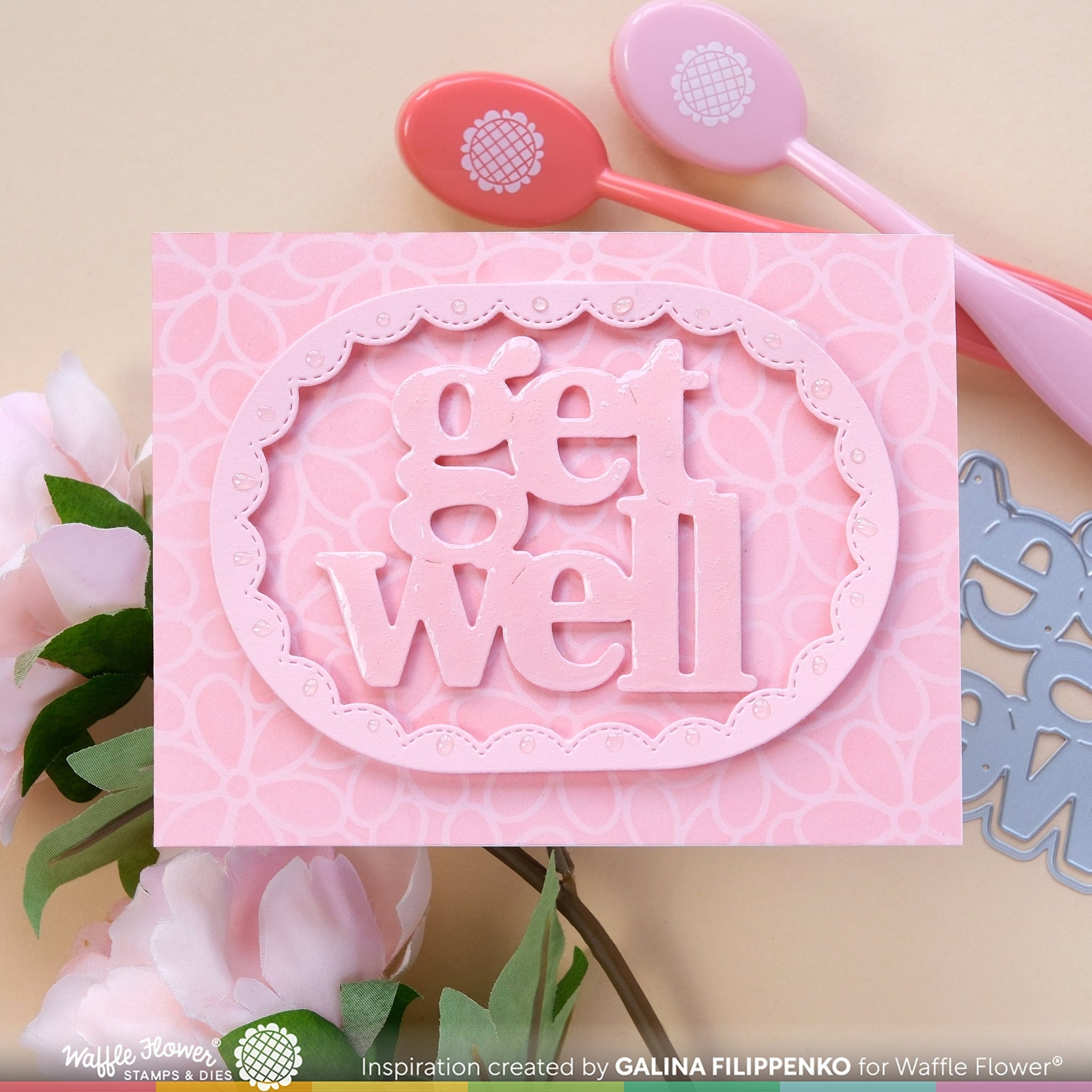 Oversized Get Well Print Die