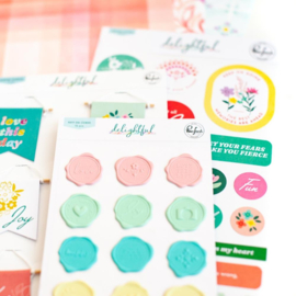 Delightful Puffy Seal Stickers