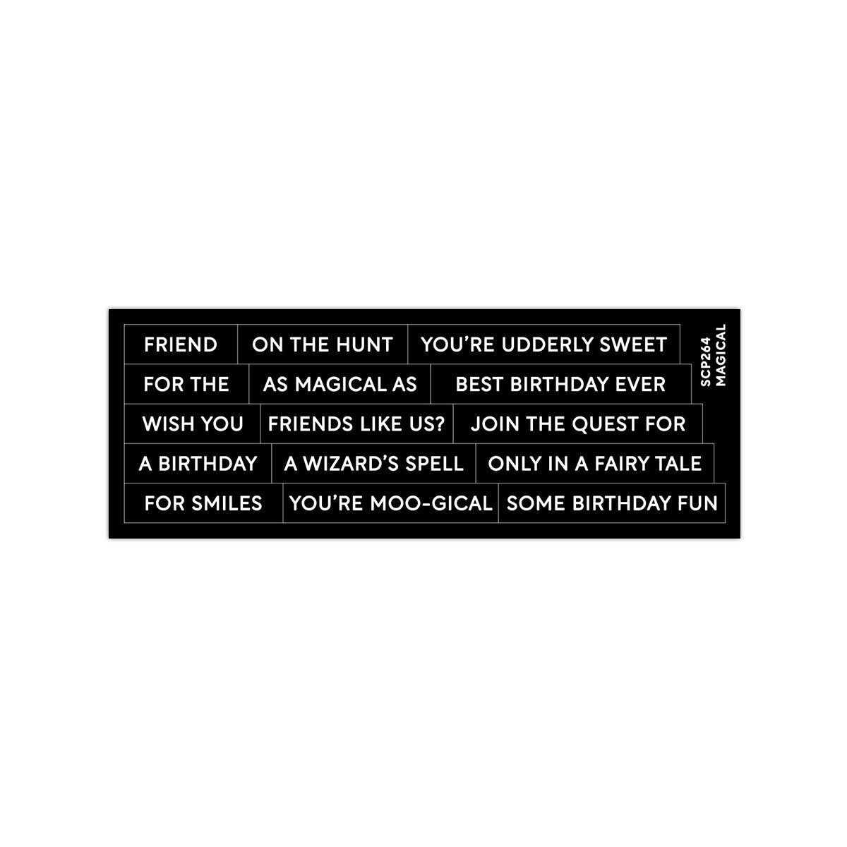 Subsentiments Magical Diecut