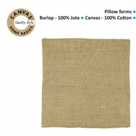 Pillow burlap square