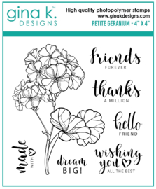 Petite Geranium MINI Stamps