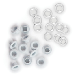 Eyelet & washer standard white