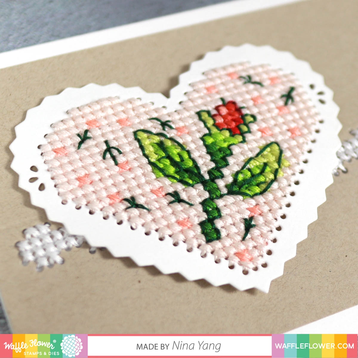 Stitchable Pinking Heart Die