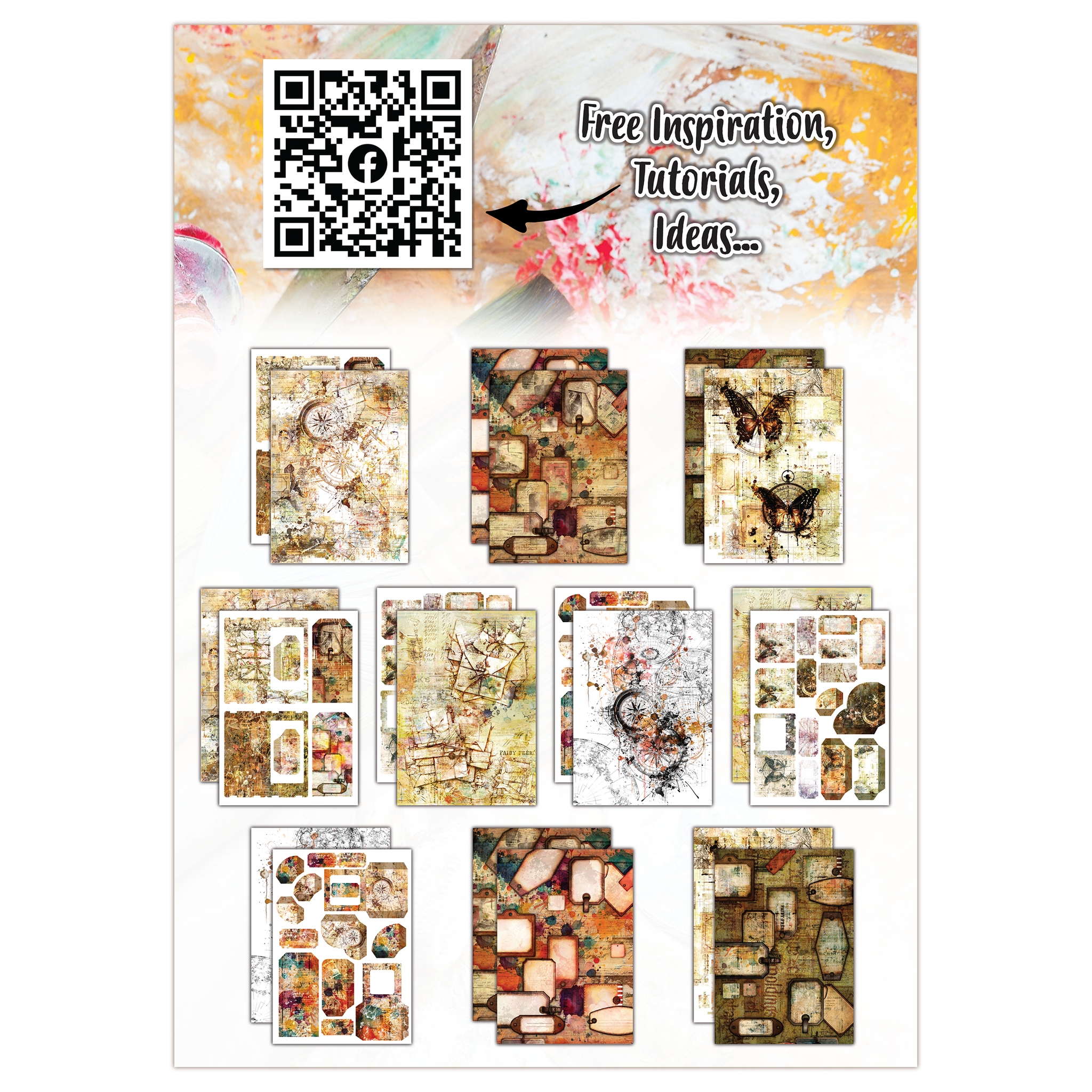 #13 Ticket to Time A4 Design Paper