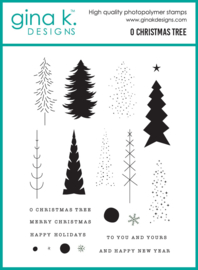 O Christmas Tree Stamps