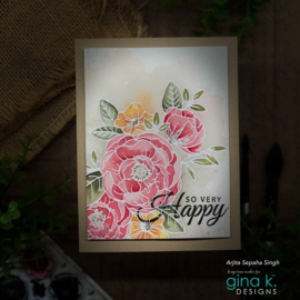 Happy Bouquet Stamps