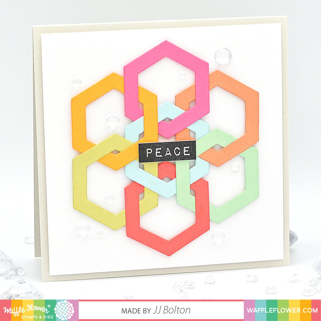 Nesting Hexagon Frames Die