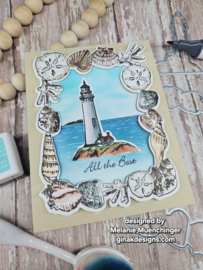 Beach Frame Stamps
