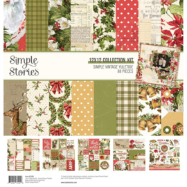 Simple Vintage Yuletide Collection Kit 12"X12"