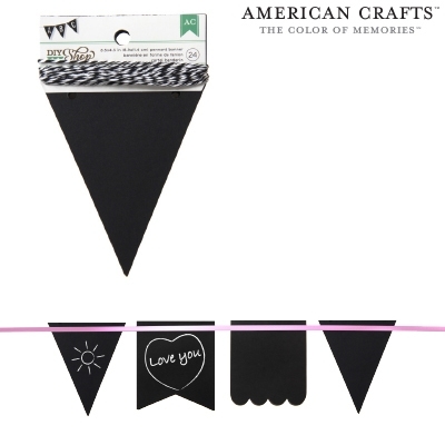 American Crafts DIY Shop Chalkboard Paint 16.5oz - Black