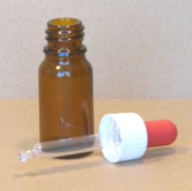 Leeg druppelflesje met pipet 10 ml