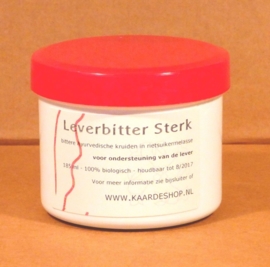 Leverbitter STERK 185 ml (rietsuikermelasse)