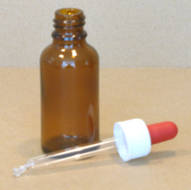 Leeg druppelflesje  met pipet 30 ml