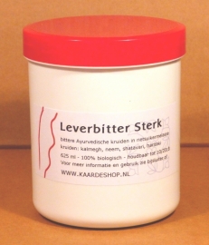 Leverbitter STERK 625 ml (rietsuikermelasse)