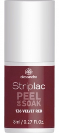 Striplac Peel or Soak 126 Velvet red 8ml