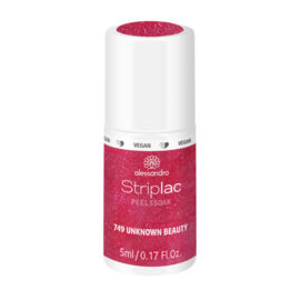 Striplac Peel or Soak Unknown Beauty ( glitter ) 5 ml.