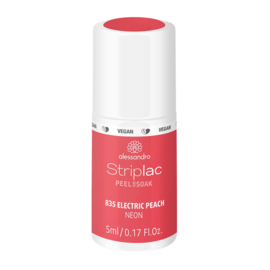 Striplac Peel or Soak Electric Peach 5 ml.