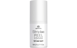 Striplac Peel or Soak Matte Top Coat 8 ml.