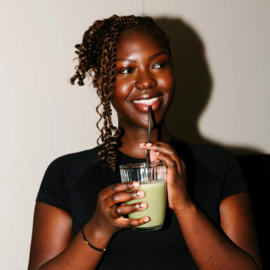 Vegan Matcha Mango Eiwitshake 420 gr. 15 porties )