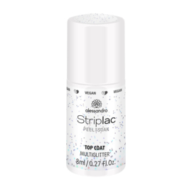 Striplac Glitter & Shimmer Top Coats 8 ml.
