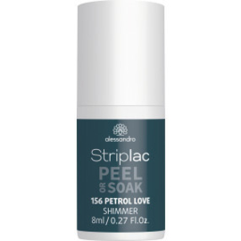 Striplac Peel or Soak 156 Petrol Love Shimmer 8 ml.