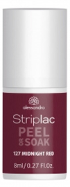 Striplac Peel or Soak 127 Midnight red 8ml