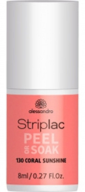 Striplac Peel or Soak 130 Coral Sunshine 8ml