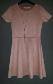 Suedine jurk (roze)