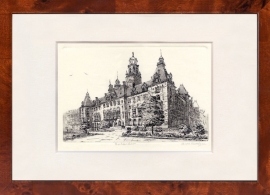 Rotterdam Stadhuis zwart wit