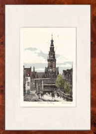 Alkmaar de Waag gekleurd