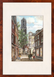 Utrecht Zadelstraat schilderij