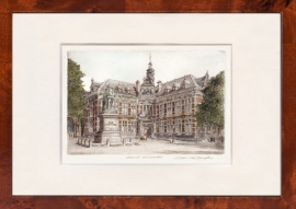 Utrecht Academie kleur ets