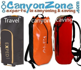 What are suitable luggage and travel bags for outdoor sports?