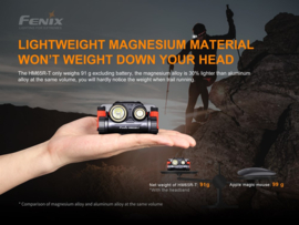 Fenix HM65R-DT reachargeable headlamp - Nebula