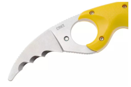 CRKT Bear Claw-mes V2 Geel met Veff-vertanding