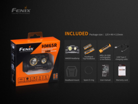 Fenix HM65R oplaadbare hoofdlamp