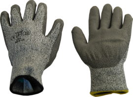 Grijze PU-handschoenen AVCA61