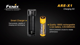 Fenix ARE-X1 kit charger and 18650 battery