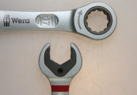Wera Joker 17mm steek- en ringratelsleutel