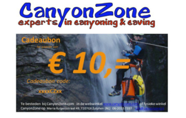 CanyonZone Cadeaubon 10