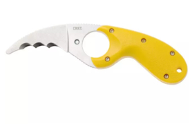CRKT Bear Claw-mes V2 Geel met Veff-vertanding