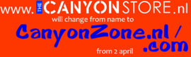 Is CanyonZone gelijk aan canyonstore.nl?