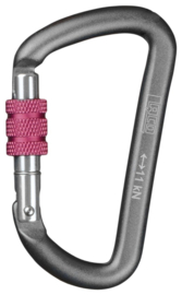 LACD 11kN materiaalcarabiner 80mm GRIJS